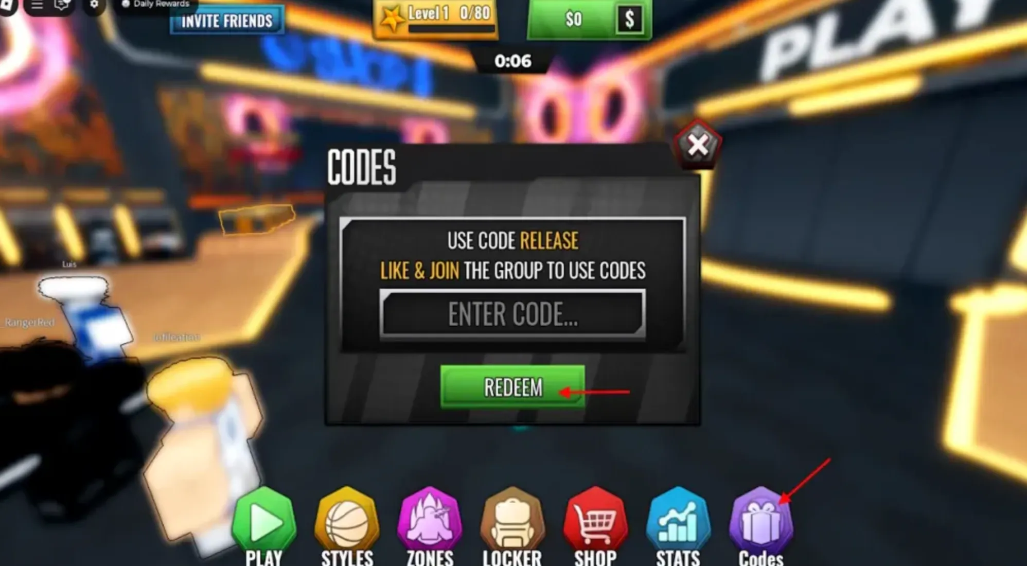 How to Redeem Basketball Zero Codes